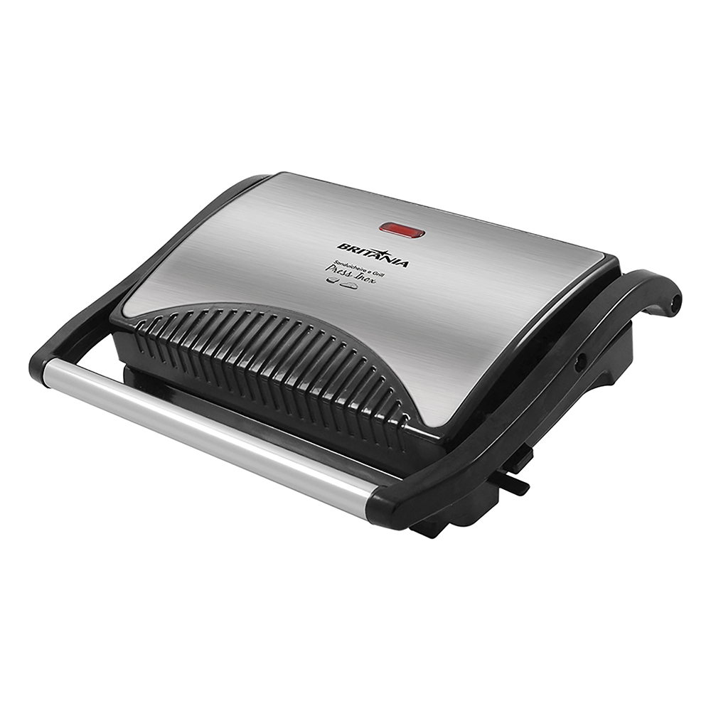 Sanduicheira e Grill de Inox Britânia Press - 127 V